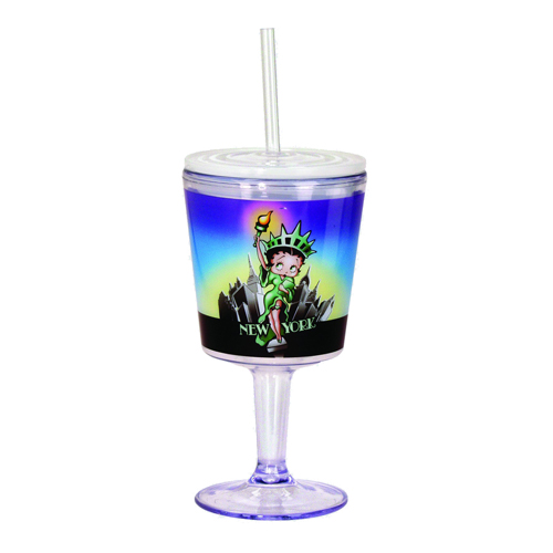 Betty Boop Liberty Insulated Goblet with Lid
